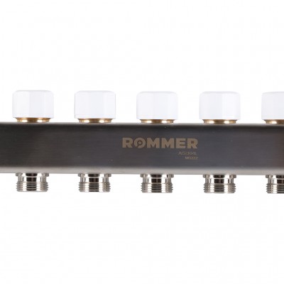 ROMMER RMS-1210-000007 ROMMER Коллектор из нержавеющей стали в сборе с расходомерами 7 вых.