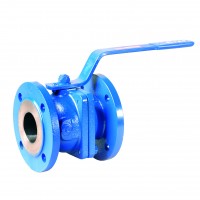 1100050 Кран шаровый фланцевый полнопроходной FAF Valve 1100 (FAF Valve 1220) Ду 050, Ру 16 корпус-чугун, шар-нерж.сталь, уплотнение-PTFE, с рукояткой