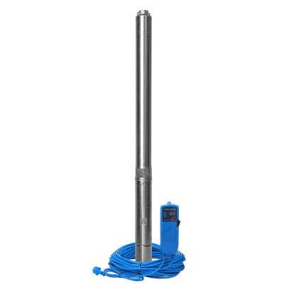 3367 Aquario насос скважинный с плавным пуском ASP3E-65-75(P) (встр.конд, каб.50м)