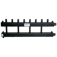 BARBERI Распределительный коллектор 1”Fx1”F с термостатическим регулятором с контролем потока и выводами 3/4” Евроконус BARBERI Распределительный коллектор 1”Fx1”F с термостатическим регулятором с контролем потока и выводами 3/4” Евроконус