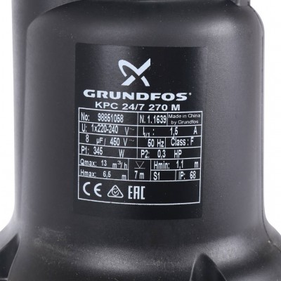 Grundfos KPC Погружной насос для дренажа KPC 24/7 270