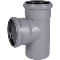 Ostendorf 027-1805 Тройник PP-H сер б/н Дн32х32х87гр в/к HT 110400