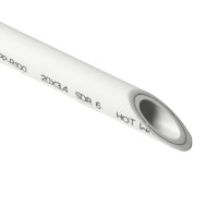 Pro Aqua PA39018 Pro Aqua d= 63 PP-R Труба армированная фольгой в центре DUO SDR 6 Белая 4м Pro Aqua PA39018 Pro Aqua d= 63 PP-R Труба армированная фольгой в центре DUO SDR 6 Белая 4м