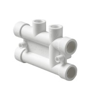 Pro Aqua PA63010P Pro Aqua d= 25-20 PP-R Распределительный блок для систем отопления Белый