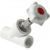 Pro Aqua PA42008 Pro Aqua d= 20 PP-R Клапан (вентиль) косой Белый
