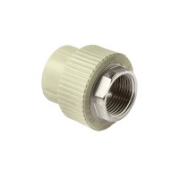 Pro Aqua PA22521PG Pro Aqua d=40-1.1/2 PP-R Муфта комбинированная под ключ ВР Серая