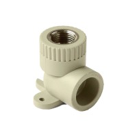 Pro Aqua PA28012PG Pro Aqua d=25-1/2 PP-R Угольник с креплением комбинированный ВР Серый