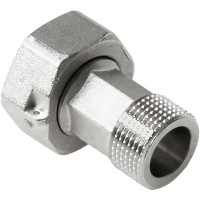 Pro Aqua 18-m15x Pro Aqua D 1/2 x 3/4  Штуцер с накидной гайкой с ушком для пломбы, Н