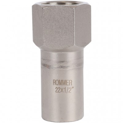 ROMMER RSS-0023-002212 Вставка переходная НПр-ВР, 22х1/2, из нержавеющей стали прессовой