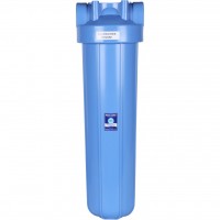 AquaFilter  AQM Корпус 20ВВ, вход 1  FH20B1-B-WB фильтр в сборе (колба, ключ, кронштейн, манометр) без картриджа