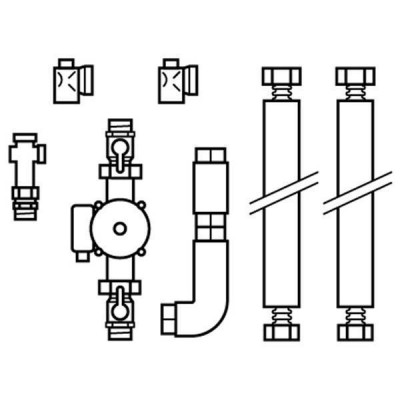 Vaillant  Комплект соединительный VIH 120/200 и напольного