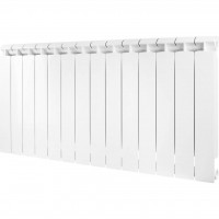 Global STYLE EXTRA 500 14 секций радиатор биметаллический боковое подключение (белый RAL 9010) Global STYLE EXTRA 500 14 секций радиатор биметаллический боковое подключение (белый RAL 9010)