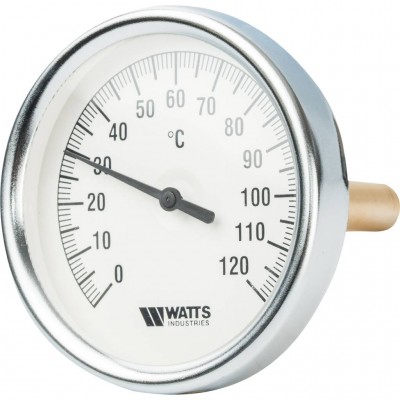 Watts F+R801(T) 80/100 Watts Термометр биметаллический с погружной гильзой 100 мм