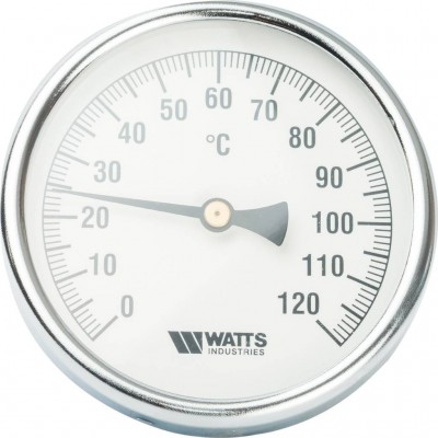 Watts  F+R801(T) 100/50 Термометр биметаллический  с погружной гильзой, D100 мм