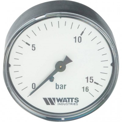 Watts F+R100(MDA) 63/16 Манометр аксиальный нр 1/4"х 16 бар (63мм)