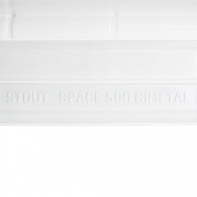 STOUT Space 500 14 секций радиатор биметаллический боковое подключение RAL9016