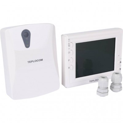 Teplocom Термостат комнатный Teplocom TS-Prog-2AA/3A-RF, беспроводной, прогр., реле 250В, 3А