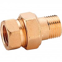 Соединитель латунь американка Ду 32 (1 1/4  ) прямой ВР/НР R18SP Giacomini R18SPY006