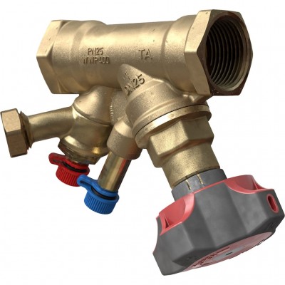 IMI  Клапан балансировочный ручной STAD-R с уменьшенным Kv, внутренняя резьба, DN 20, Kvs = 2,63 м3/ч, Tmax = 120°C, PN25, материал корпуса - AMETAL©