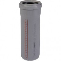Труба PP-H сер б/н Дн32х1,8 L=1,5м в/к HT Ostendorf 110050