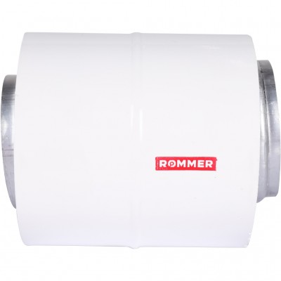 ROMMER RCA-6010-240100 Начальный участок вертикальный коакс. 60/100 (Bosch, Buderus, Navien S/C/E, Baxi ECO Nova/Classic, Baltur, Лемакс, Fondital ) в комплекте фланец