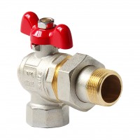 Pro Aqua EWB69-M20-F20x Pro Aqua D 3/4 Кран шаровой полнопроходной угловой со сгоном, ручка-бабочка, Н-В Pro Aqua EWB69-M20-F20x Pro Aqua D 3/4 Кран шаровой полнопроходной угловой со сгоном, ручка-бабочка, Н-В