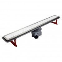 PESTAN 13000281 Pestan Душевой лоток Pestan Confluo Premium Line 450 White Glass Хром матовый/белое стекло глянец, рамка хром PESTAN 13000281 Pestan Душевой лоток Pestan Confluo Premium Line 450 White Glass Хром матовый/белое стекло глянец, рамка хром