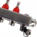 ROMMER RMS-1201-000012 ROMMER Коллектор из нержавеющей стали с расходомерами, с клапаном вып. воздуха и сливом 12 вых.