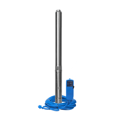 3352 Aquario насос скважинный с плавным пуском ASP3E-50-75(P) (встр.конд, каб.35м)