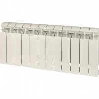Global STYLE PLUS 350 12 секций радиатор биметаллический боковое подключение (белый RAL 9010) Global STYLE PLUS 350 12 секций радиатор биметаллический боковое подключение (белый RAL 9010)
