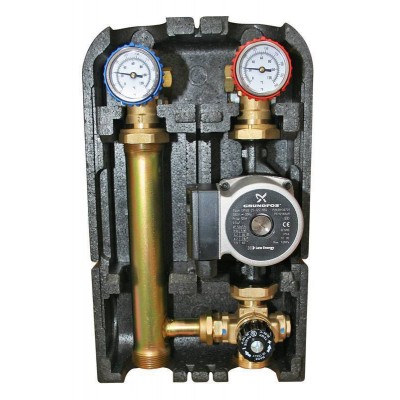 BARBERI Насосная группа со смесителем G1F-G1 1/2 M с насосом Grundfos UPSO 25-65