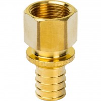 STOUT Переходник с внутренней резьбой 25xG 3/4 для труб из сшитого полиэтилена аксиальный STOUT Переходник с внутренней резьбой 25xG 3/4 для труб из сшитого полиэтилена аксиальный