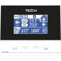 TECH Кoмнатный регулятор RS (стекло 3мм) TECH Кoмнатный регулятор RS (стекло 3мм)