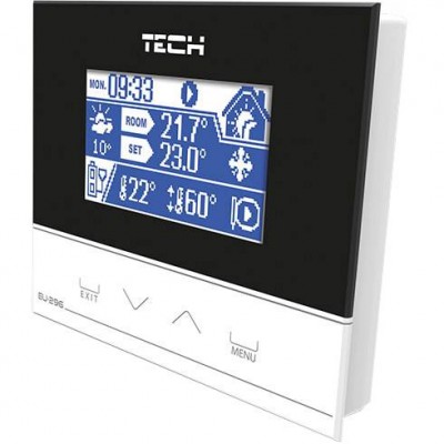 TECH Кoмнатный регулятор RS (стекло 3мм)