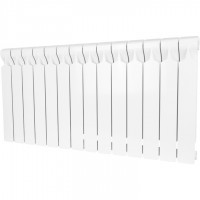 STOUT VEGA 500 14 секций радиатор алюминиевый боковое подключение (белый RAL 9016) STOUT VEGA 500 14 секций радиатор алюминиевый боковое подключение (белый RAL 9016)