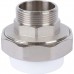 Политэк Политэк White fittings 50х1 1/2 Муфта разъемная с наружной резьбой для полипропиленовых труб под сварку (цвет белый)