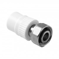 Pro Aqua PA75010P Pro Aqua d=20x3/4 PP-R Евроконус Белый Pro Aqua PA75010P Pro Aqua d=20x3/4 PP-R Евроконус Белый