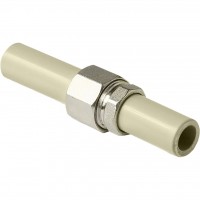 Pro Aqua PA72010G Pro Aqua d=25-1 PP-R Соединение разъемное комбинированное Серое