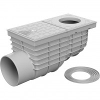 Chudej 325 G s Chudej Канализационный трап с боковым сливом D110 - стандарт (серый) Chudej 325 G s Chudej Канализационный трап с боковым сливом D110 - стандарт (серый)