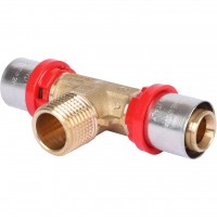 TIEMME  Тройник с наружной резьбой  20x1/2''x20