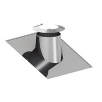 JEREMIAS Проход через кровлю с уклоном 36 - 45°, нерж. фартук D100 мм JEREMIAS Проход через кровлю с уклоном 36 - 45°, нерж. фартук D100 мм