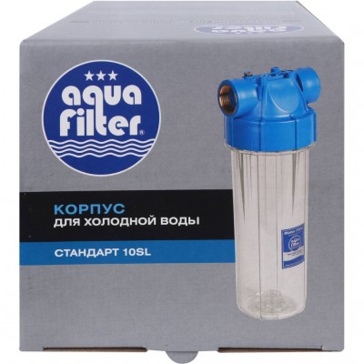 AquaFilter AQM Корпус 10 вход 3/4 FHPR34-B фильтр в сборе ( ключ, кронштейн)