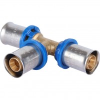 APE Тройник равнопроходный 16х16х16 для металлопластиковых труб прессовой APE Тройник равнопроходный 16х16х16 для металлопластиковых труб прессовой