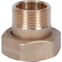 STOUT  Штуцер с накидной гайкой под плоскую прокладку G 1M-G1 1/4RN