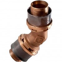 Угольник МП латунь пресс RM144 Дн 32х45гр Giacomini RM144Y011