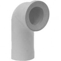 Труба фановая д/унитаза 110мм 90гр пласт/труб Ostendorf 905040 Труба фановая д/унитаза 110мм 90гр пласт/труб Ostendorf 905040