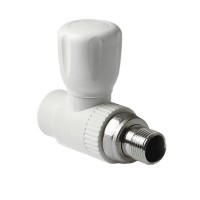 Pro Aqua PA41010 Pro Aqua d=25-3/4 PP-R Шаровой кран для радиатора прямой Белый Pro Aqua PA41010 Pro Aqua d=25-3/4 PP-R Шаровой кран для радиатора прямой Белый