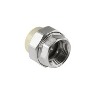 Pro Aqua PA20015G Pro Aqua d=25-1 PP-R Муфта комбинированная разъемная (американка) ВР Серая