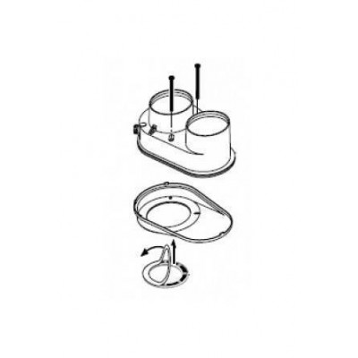 PROTHERM  0020045058 (2851) R1 Protherm Разделител. элемент d 60/100мм - 2x80мм