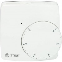 STOUT STE-0002 Проводной электронный термостат WFHT-BASIC со светодиодом STE-0002-000004